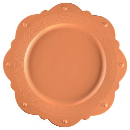 Assiette plate octogonal Tero Décor Prima porcelaine Ø 33,1 cm Earth Rak