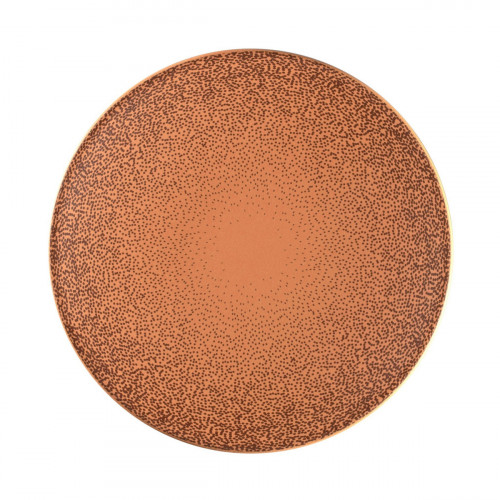 Assiette extra plate rond Tero Décor Denia porcelaine Ø 23,6 cm Earth Rak