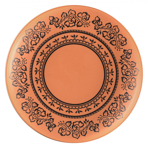 Assiette coupe creuse rond Tero Décor Alexandria porcelaine Ø 23,4 cm Earth Rak