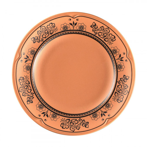 Assiette plate rond Tero Décor Alexandria porcelaine Ø 28,9 cm Earth Rak