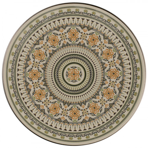 Assiette extra plate rond Argila Décor Genoa porcelaine Ø 29 cm Earth Rak