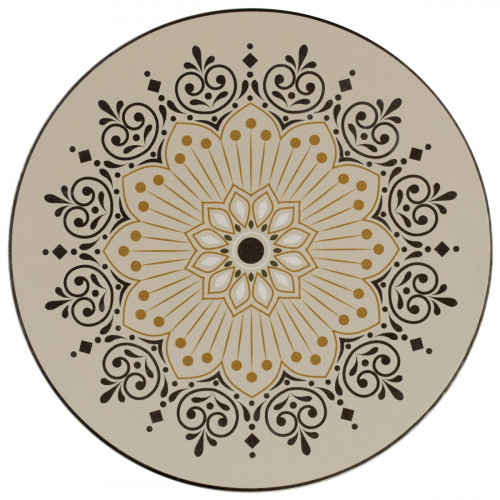 Assiette extra plate rond Argila Décor Cartagena porcelaine Ø 29 cm Earth Rak