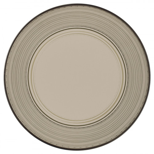 Assiette extra plate rond Argila Décor Larissa porcelaine Ø 26,5 cm Earth Rak