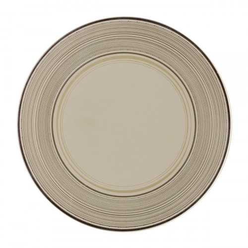 Assiette extra plate rond Argila Décor Larissa porcelaine Ø 18,7 cm Earth Rak
