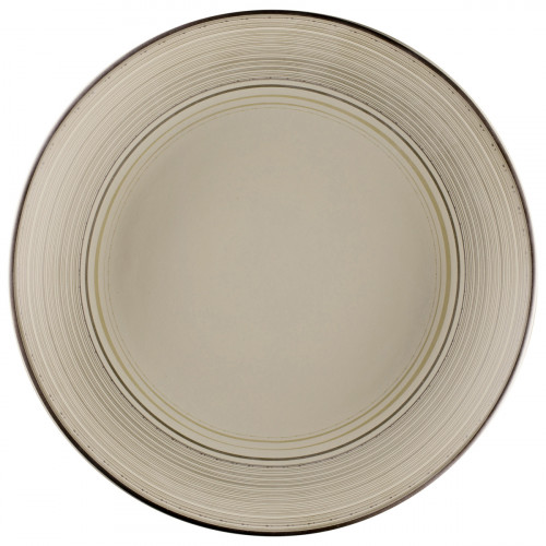 Assiette coupe creuse rond Argila Décor Larissa porcelaine Ø 36 cm Earth Rak