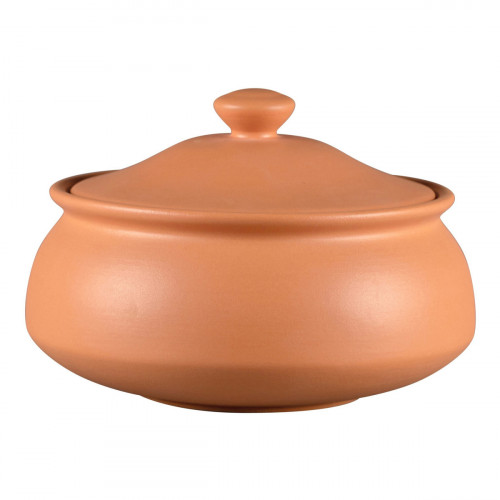 Bol avec couvercle rond baantna tero Décor Prima porcelaine Ø 18,5 cm Earth Rak