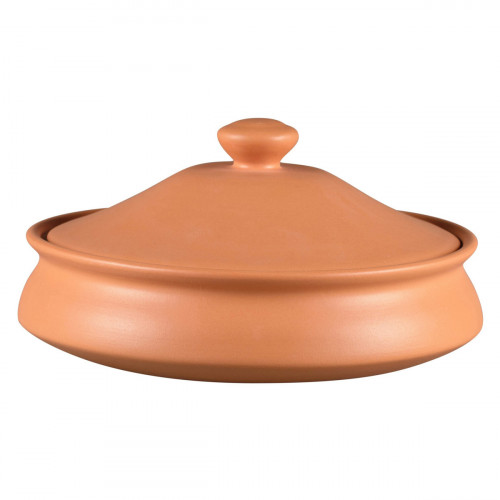 Bol avec couvercle rond baantna tero Décor Prima porcelaine Ø 19,5 cm Earth Rak