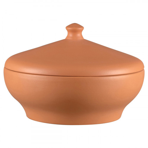 Soupière avec couvercle rond baantna tero Décor Prima porcelaine Ø 23,7 cm Earth Rak