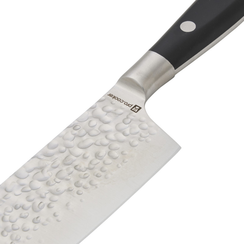 Couteau santoku 18 cm inox POM unie Okito Pro.cooker