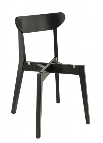 Structure chaise d'intérieur noir 76x44x48 cm Kate Flexmob