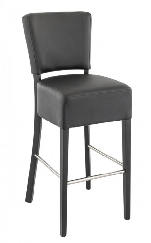 Tabouret de bar d'intérieur noir 111x45x54 cm Floriane 2 Flexmob