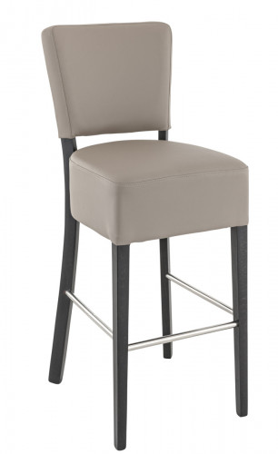 Tabouret de bar d'intérieur taupe 111x45x54 cm Floriane 2 Flexmob