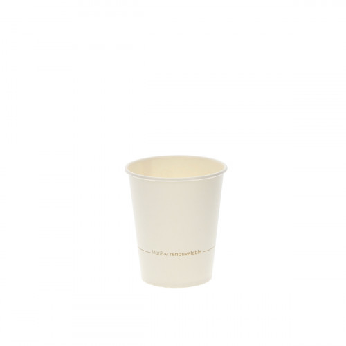 Gobelet blanc papier Ø 7,6 cm 25 cl City Earth Essentials (50 pièces)