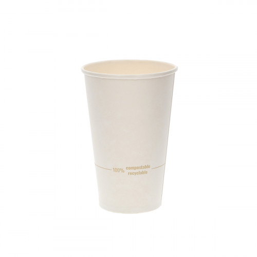 Gobelet blanc papier Ø 9 cm 40 cl City Earth Essentials (50 pièces)