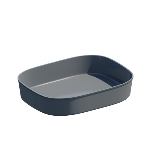 Barquette gris 23,6x18,1x4,7 cm 1100 ml (48 pièces)