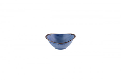 Bol à salade / légumes ovale bleu indigo porcelaine vitrifiée 17 cm Harvest Dudson