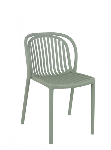 Chaise de terrasse vert sauge 78x51x57 cm Dubai Flexmob