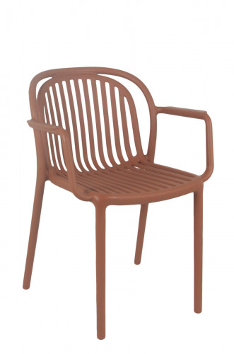 Fauteuil de terrasse terra 78x57x57 cm Jeddah Flexmob