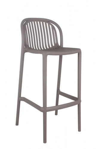Tabouret de bar de terrasse taupe 104x52x49 cm Oman Flexmob