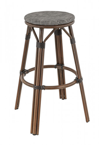 Tabouret de bar de terrasse gris Ø 45 cm 76 cm Dole Flexmob
