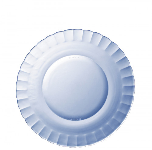 Assiette plate bleu marine verre trempé Ø 23 cm Picardie Duralex