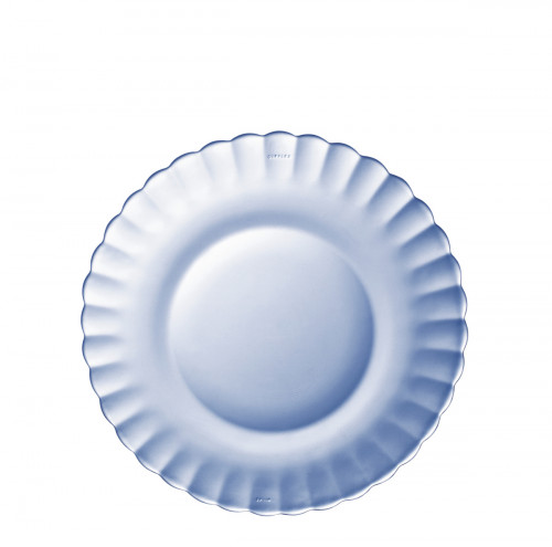 Assiette plate bleu marine verre trempé Ø 20,5 cm Picardie Duralex