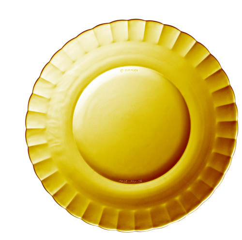 Assiette plate vermeil verre trempé Ø 26 cm Picardie Duralex
