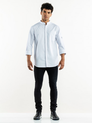 Veste de cuisinier recyclé blanc XL Cambio Chaud Devant
