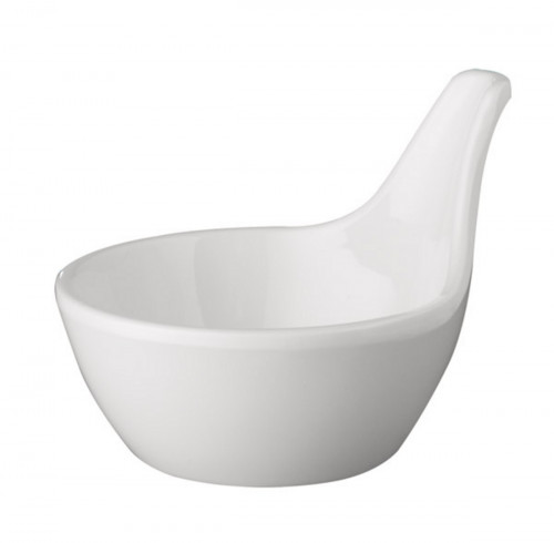 Bol cuillière mélamine blanc Ø 7 cm 6 cm 5 cl Mini Aps