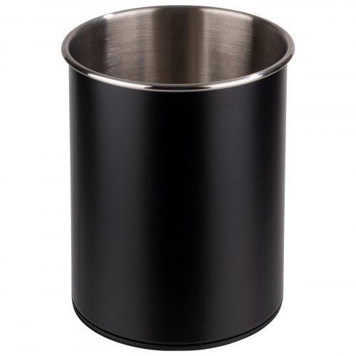Range couverts inox noir Ø 13 cm 16,5 cm Aps
