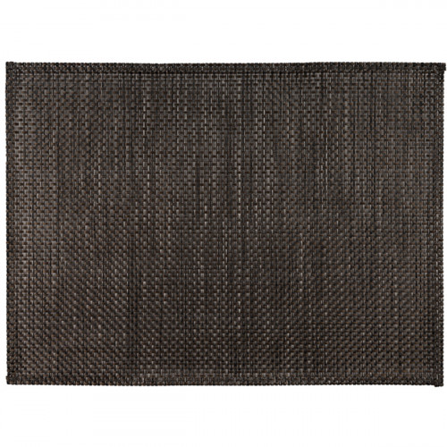 Set de table plastique rectangulaire noir 45x33 cm Aps