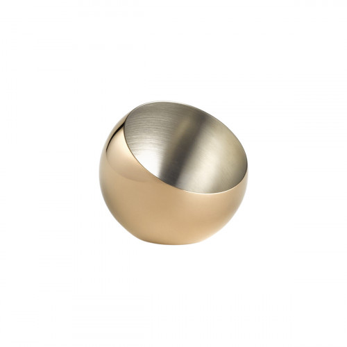 Set de 3 coupelles boule inox cuivre Ø 8 cm 7 cm 0,1 L Sphere Aps