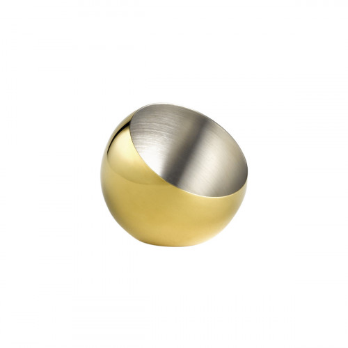 Set de 3 coupelles boule inox or Ø 8 cm 7 cm 0,1 L Sphere Aps