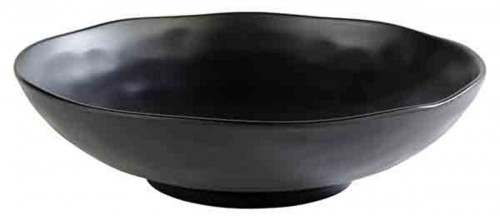 Saladier mélamine noir Ø 31 cm 8,5 cm 2,5 L Zen Aps
