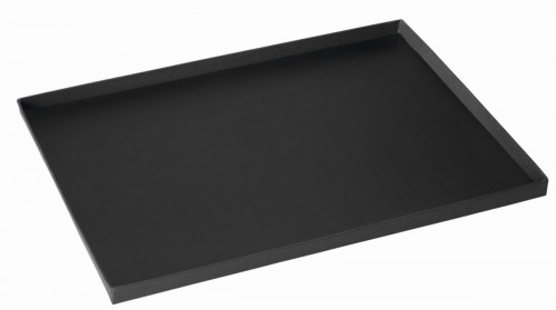 Plateau repas rectangulaire noir carton 37,2x27,2x1,7 cm