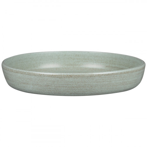 Assiette coupe creuse rond Aqua Green porcelaine vitrifiée Ø 23,7 cm Selva Rak
