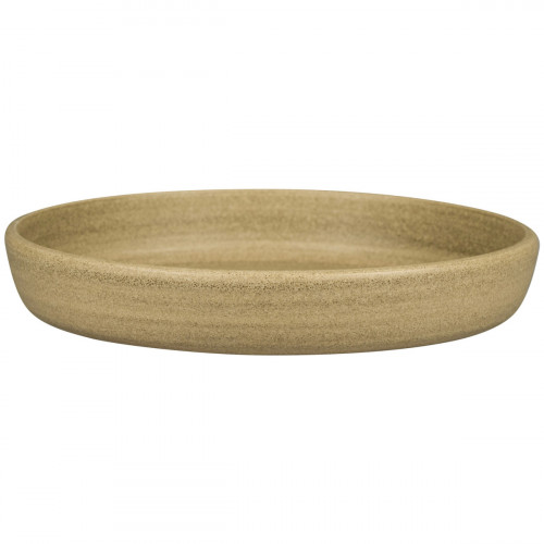 Assiette coupe creuse rond beige porcelaine vitrifiée Ø 23,7 cm Selva Rak