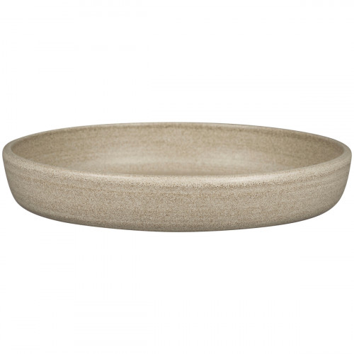 Assiette coupe creuse rond Grey porcelaine vitrifiée Ø 23,7 cm Selva Rak