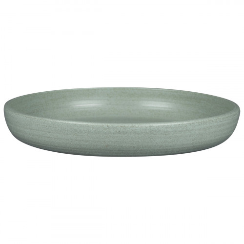 Assiette coupe creuse rond Aqua Green porcelaine vitrifiée Ø 25,8 cm Selva Rak