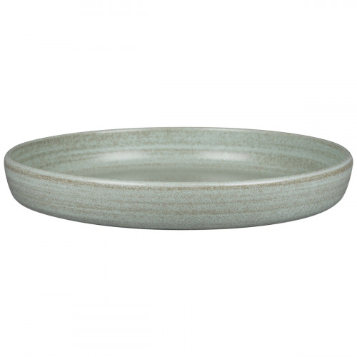 Assiette coupe creuse rond Aqua Green porcelaine vitrifiée Ø 27,8 cm Selva Rak