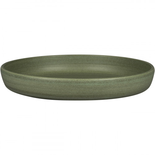 Assiette coupe creuse rond Dark Green porcelaine vitrifiée Ø 27,8 cm Selva Rak