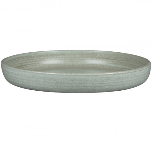 Assiette coupe creuse rond Aqua Green porcelaine vitrifiée Ø 29,7 cm Selva Rak