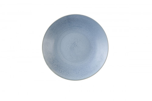 Assiette coupe creuse rond bleu grès émaillé Ø 29,3 cm Evo Azure Dudson