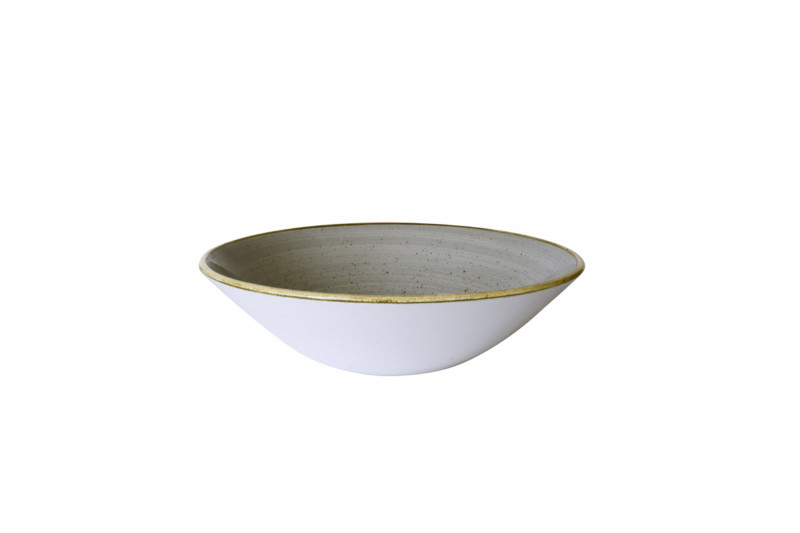 Bol rond gris porcelaine vitrifiée Ø 19 cm Stonecast Grey Churchill