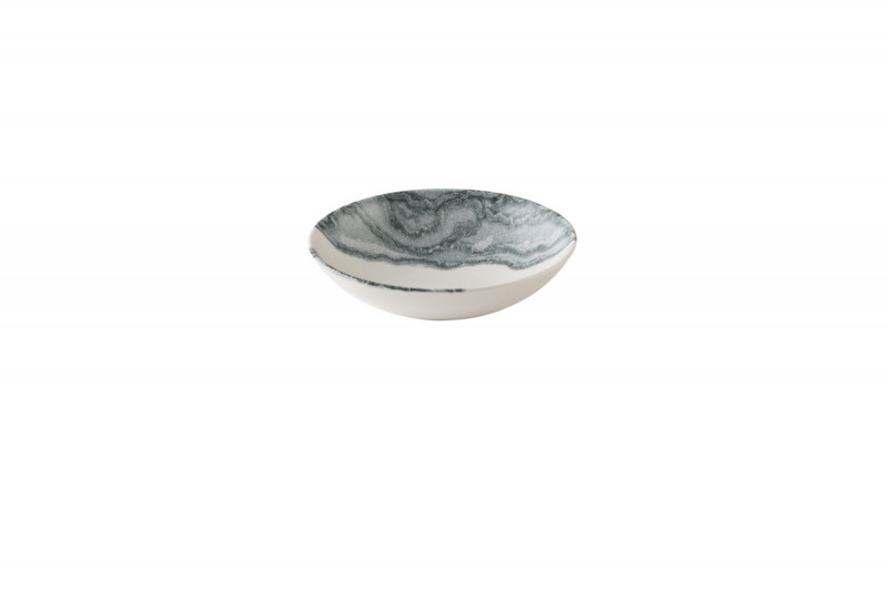Assiette coupe creuse rond Black porcelaine vitrifiée Ø 18,2 cm Tide Churchill