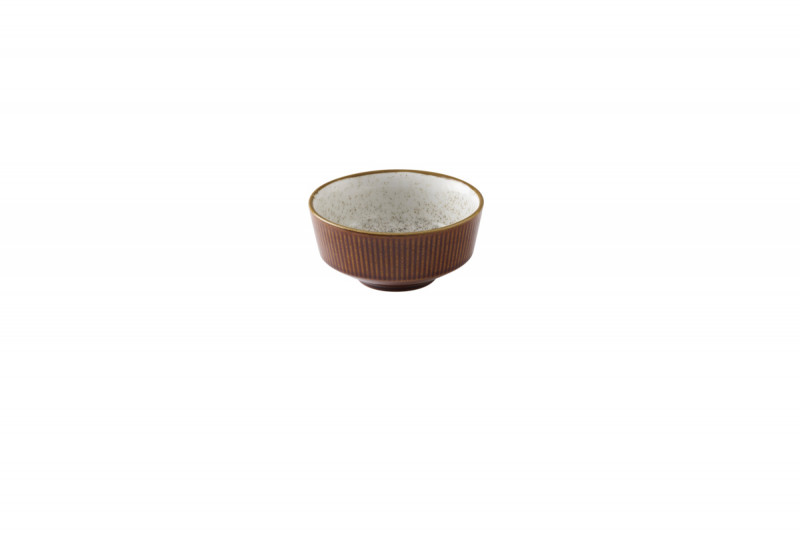 Bol à soupe rond brun porcelaine vitrifiée Ø 13 cm Stonecast Natural Churchill