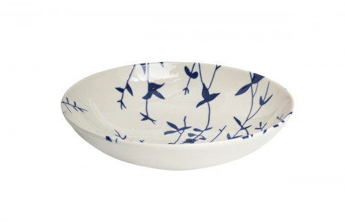 Assiette coupe creuse rond blanc porcelaine Ø 21 cm Flora Essentials Collection