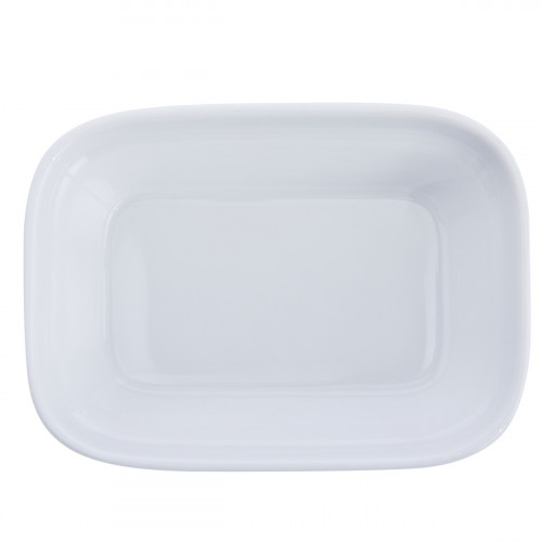 Ravier régithermie rond blanc porcelaine 12,8 cm Vitalia Essentials Collection