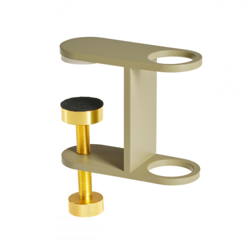 Fixation lampadaire led nomade sur parasol ou table vert sauge Paranocta