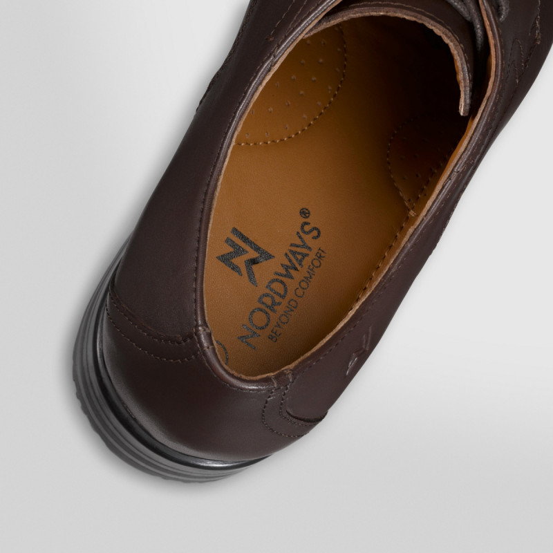 Chaussures à lacets basse marron 48 Nclass Nordways